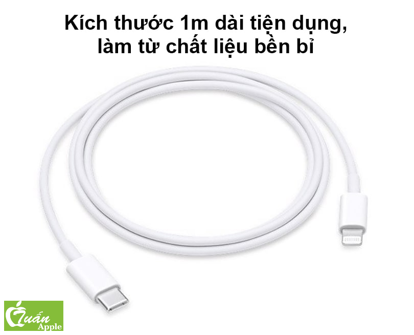 Cáp Type C to Lightning Apple MM0A3FE/A 1M