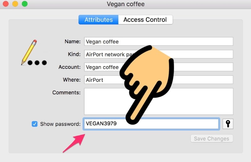 Xem mật khẩu wifi qua Macbook