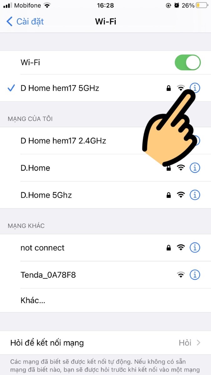 Cách xem mật khẩu Wi-Fi trên iOS thông qua thiết lập Router