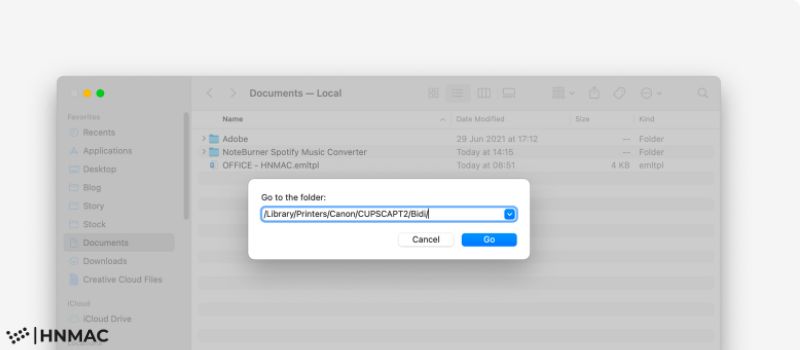 Hướng dẫn cài driver máy in canon 2900 cho Macbook