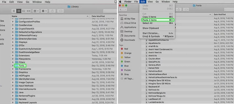 Cách thêm font chữ vào illustrator trên MacBook