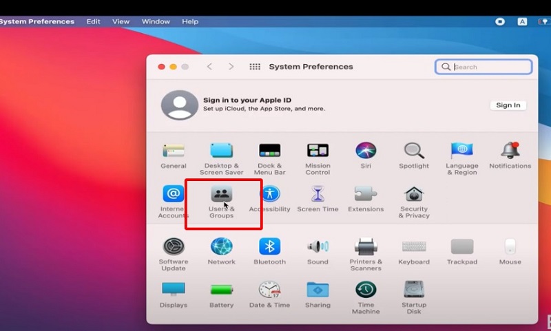 Tạo tài khoản quản trị viên mới trên macOS