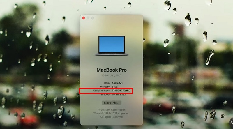 Các cách check iCloud Macbook bằng số serial trên Macbook