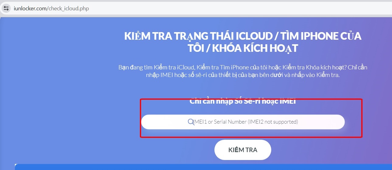 Các cách check iCloud Macbook thông qua iUnlocker