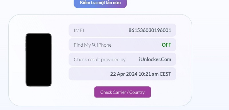 Các cách check iCloud Macbook thông qua iUnlocker