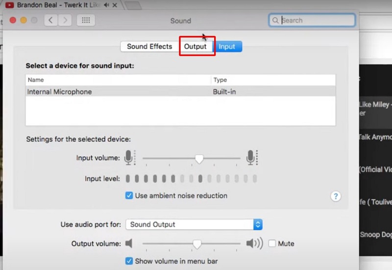 Cách tắt 1 bên loa Macbook