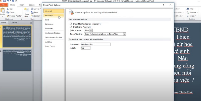 Hướng dẫn cách tắt gạch chân đỏ trong Powerpoint trên Macbook