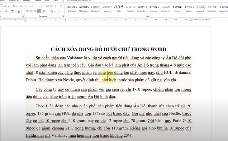 Vì sao nên tắt gạch chân đỏ trong Word trên Macbook?