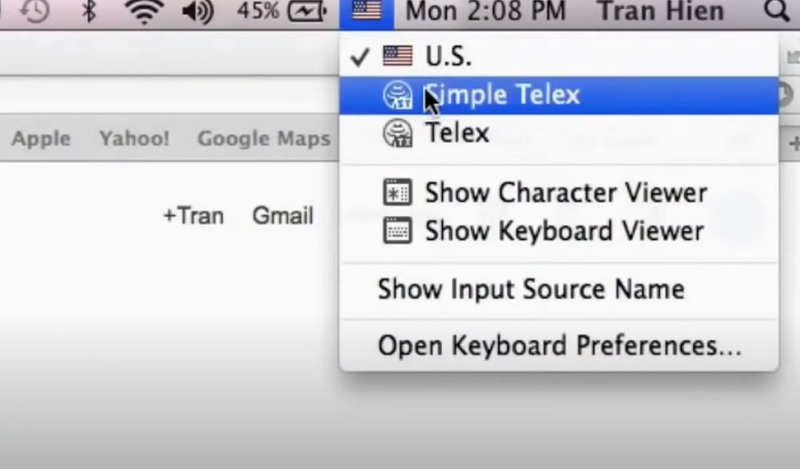 Cách giải quyết không gõ được tiếng Việt trên Macbook