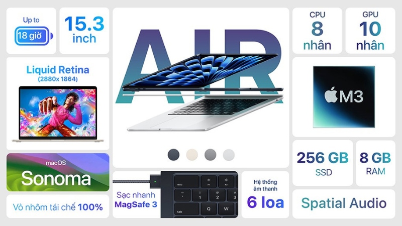 macbook air 15 inch m3 2024