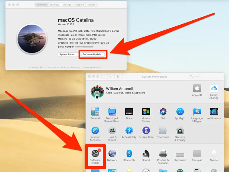 Cách khắc phục Màn hình macbook bị nhiễu