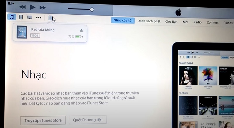 Chuyển dữ liệu từ iPad sang máy tính bằng iTunes qua FileManager