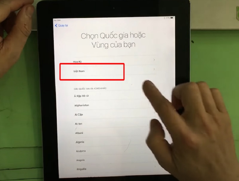 iPad chưa đồng bộ iTunes nhưng có tài khoản iCloud