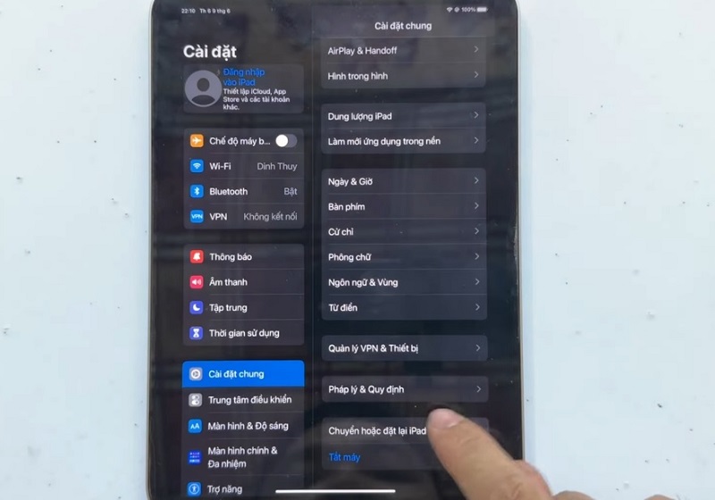 Cách khắc phục màn hình iPad bị đốm đen