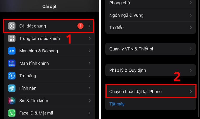 Màn hình iPhone bị phản quang