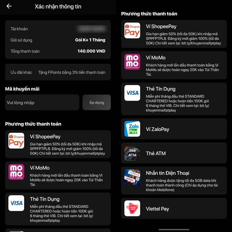 Cách xem K+ trên điện thoại iPhone bằng ứng dụng Fpt Play