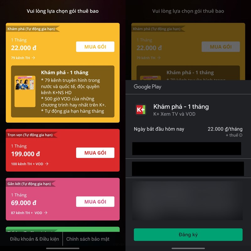 Cách xem K+ trên điện thoại iPhone bằng ứng dụng K+