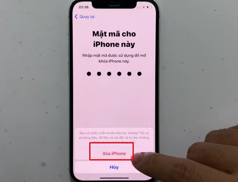 Khắc phục iPhone 11 bị đơ màn hình bằng cách cài đặt gốc cho máy