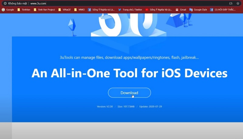 Cách download và cài 3utool