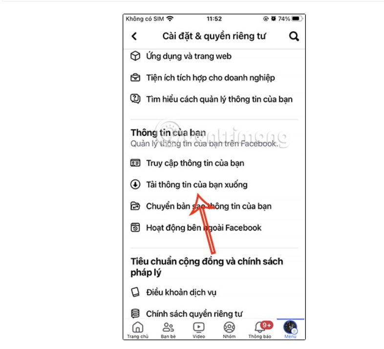 Hướng dẫn cách tải xuống file trên Facebook