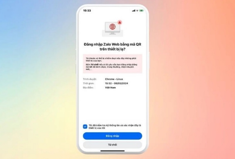 Cách theo dõi zalo người khác bằng điện thoại Android