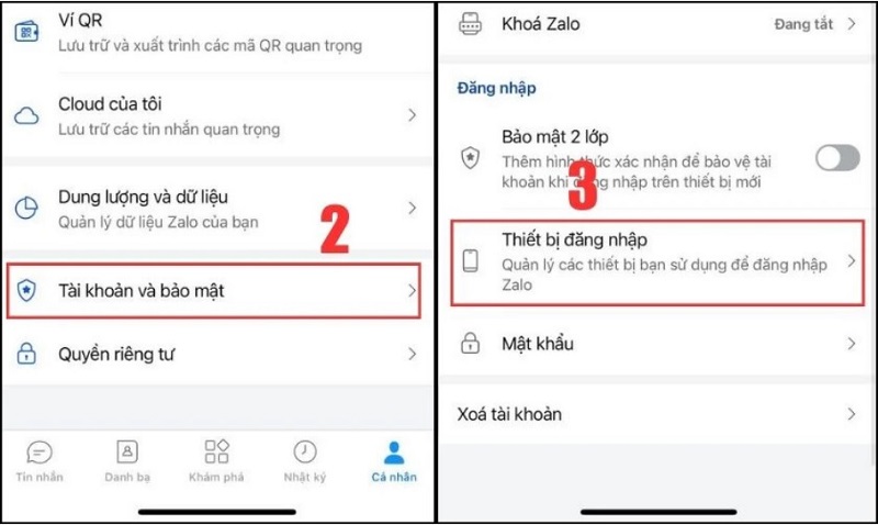 Cách theo dõi Zalo người khác bằng cách đăng nhập Zalo