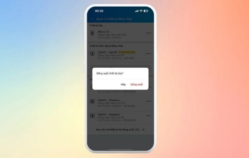 Cách theo dõi Zalo người khác bằng cách đăng nhập Zalo