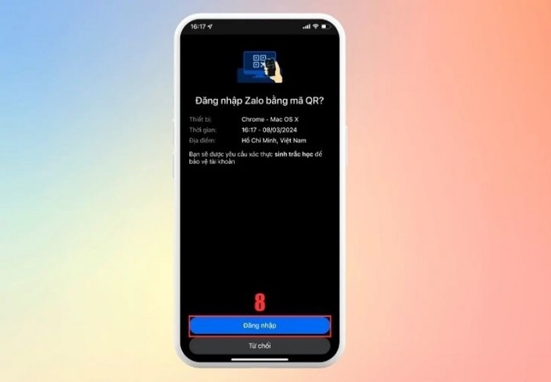 Cách theo dõi Zalo người khác bằng điện thoại iPhone