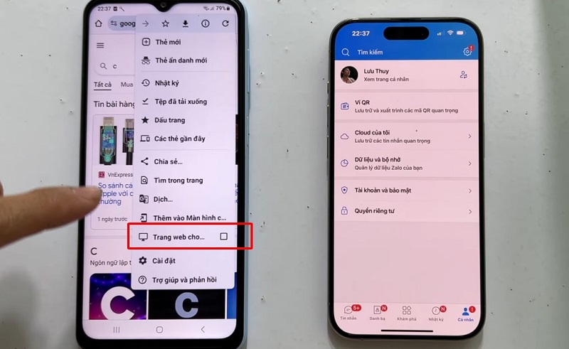 Cách đăng nhập Zalo trên 2 điện thoại cùng lúc