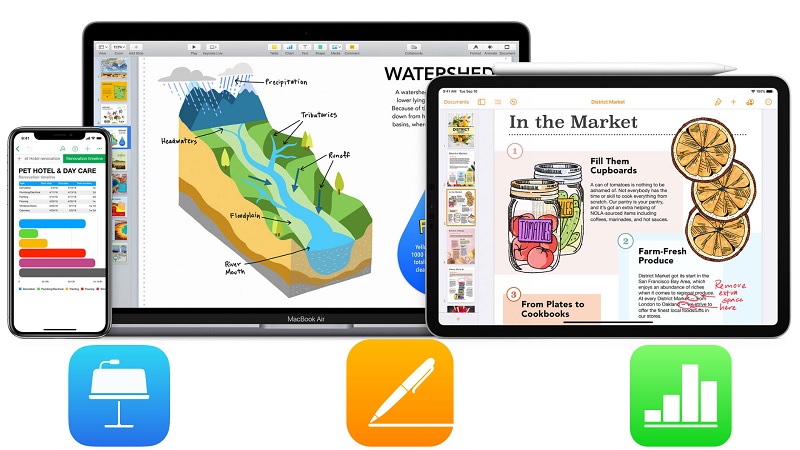 Phần mềm thay thế Office cho Macbook​ - iWork Suite