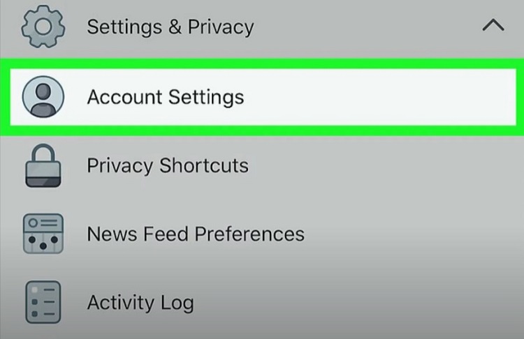 Cách đăng xuất Messenger trên iPad qua ứng dụng Facebook