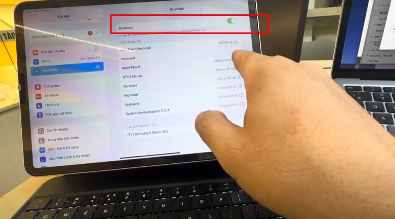 Hướng dẫn hủy kết nối bàn phím Bluetooth với iPad