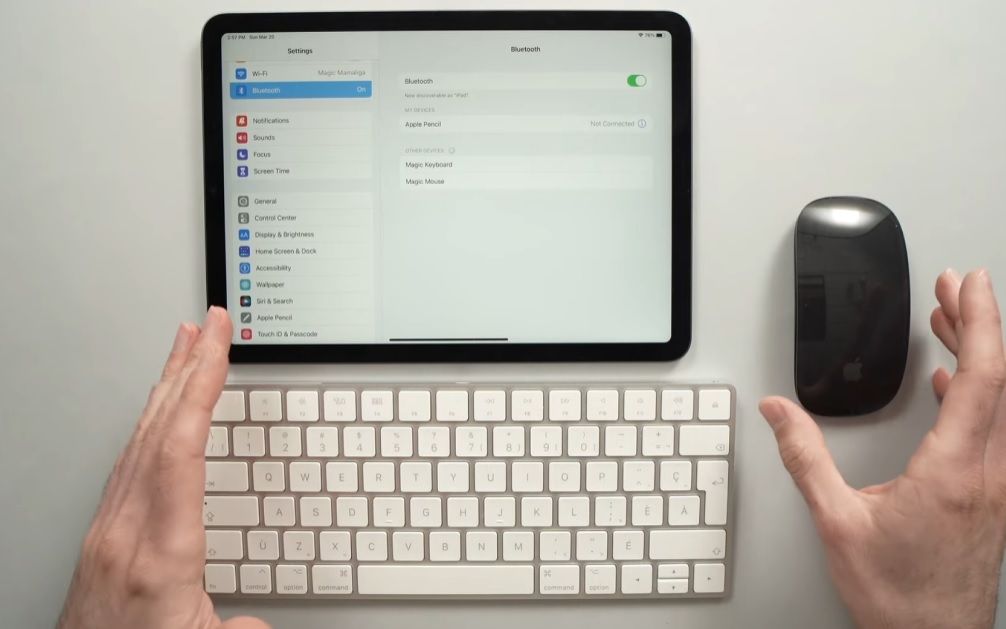 Cách kết nối bàn phím Bluetooth với iPad