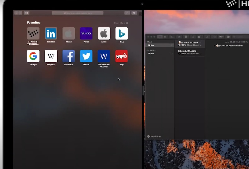 sử dụng 2 màn hình trên Macbook​ Hướng dẫn cách chia đôi màn hình trên Macbook