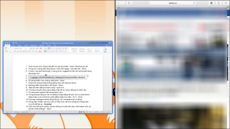 sử dụng 2 màn hình trên Macbook​ Hướng dẫn cách chia đôi màn hình trên Macbook