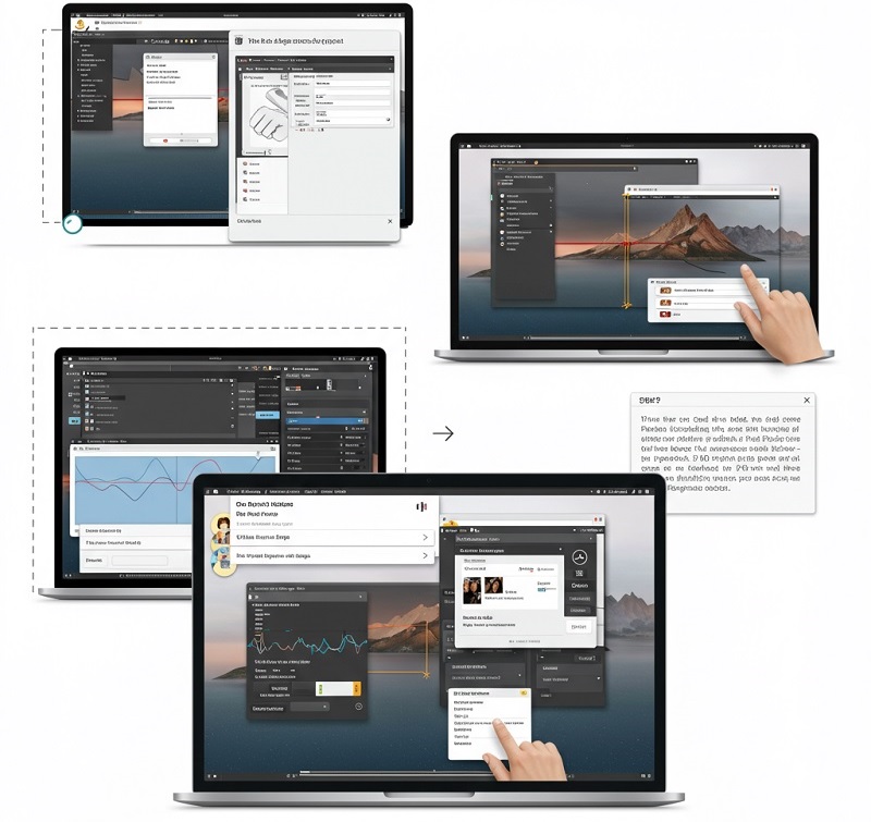 sử dụng 2 màn hình trên Macbook​Cách điều chỉnh chế độ chia đôi màn hình trên Macbook