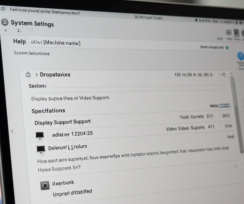 sử dụng 2 màn hình trên Macbook​ Kiểm tra khả năng hỗ trợ màn hình ngoài