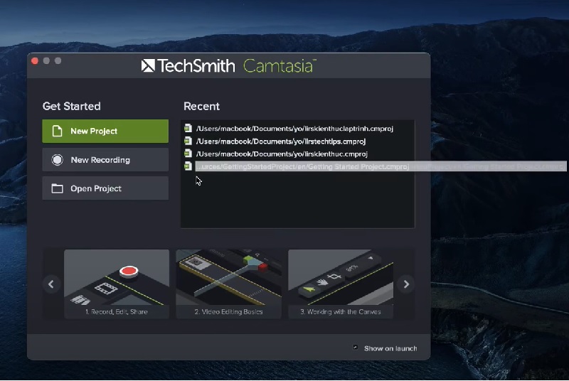 Phần mềm quay phim màn hình kiêm Edit video Camtasia 2022