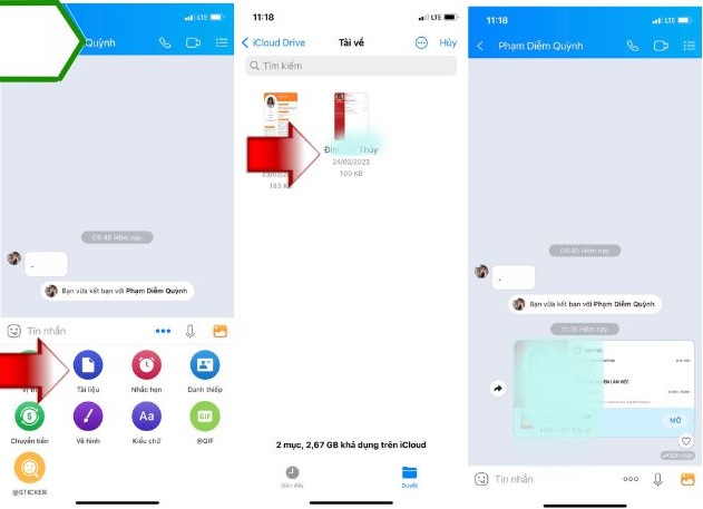 Cách gửi file Scan qua Zalo