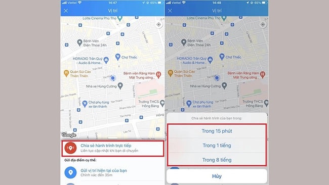 Cách định vị iphone của chồng qua ứng dụng định vị bên thứ 3