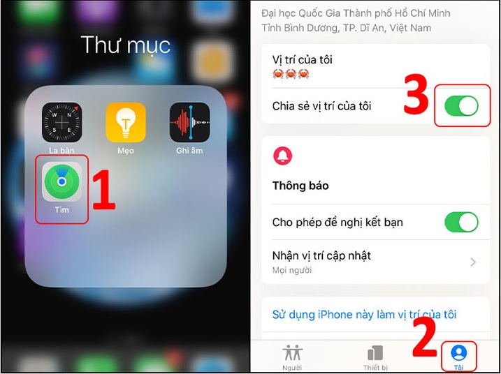 Cách định vị iPhone của chồng mà không biết