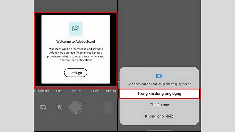 Cách scan ảnh bằng điện thoại​ bằng App Adobe Scan