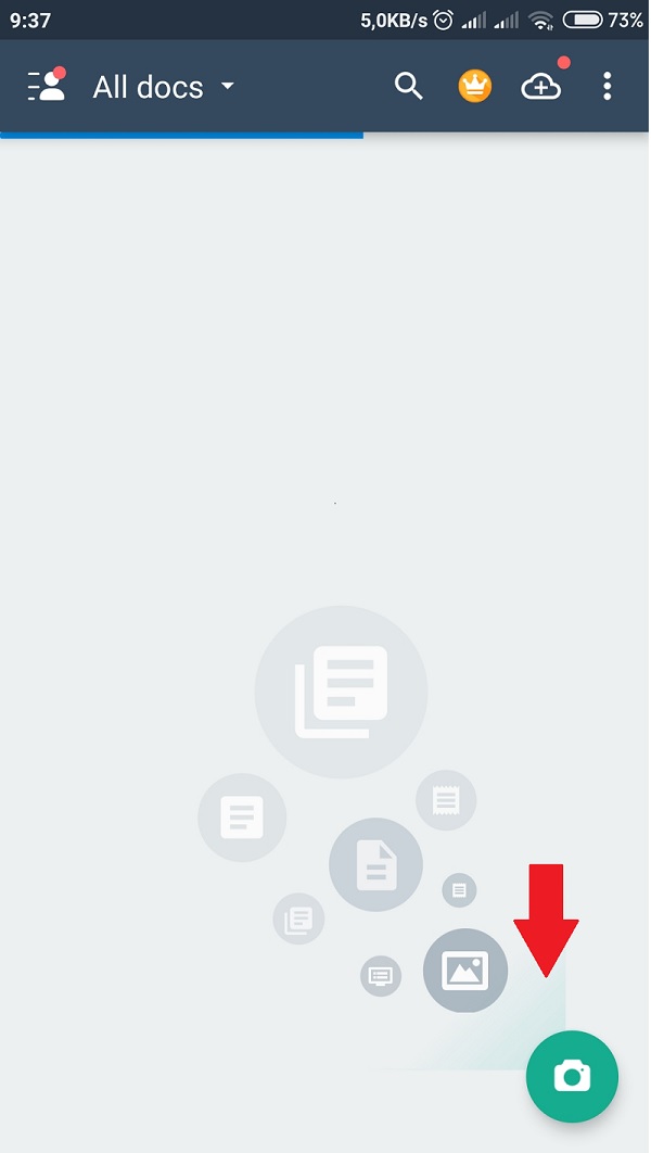 Sử dụng ứng dụng CamScanner scan bằng điện thoại samsung