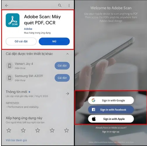 Dùng ứng dụng Adobe Scan tạo file PDF từ ảnh trên điện thoại miễn phí