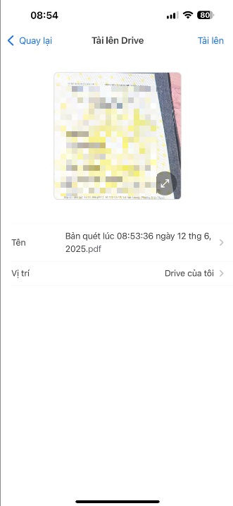 Cách tạo file pdf từ ảnh trên điện thoại bằng Google Drive