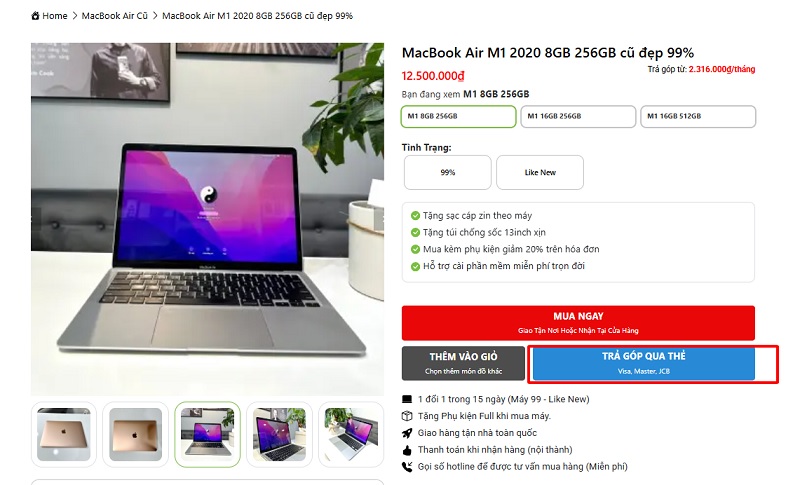 Cách tính trả góp điện thoại