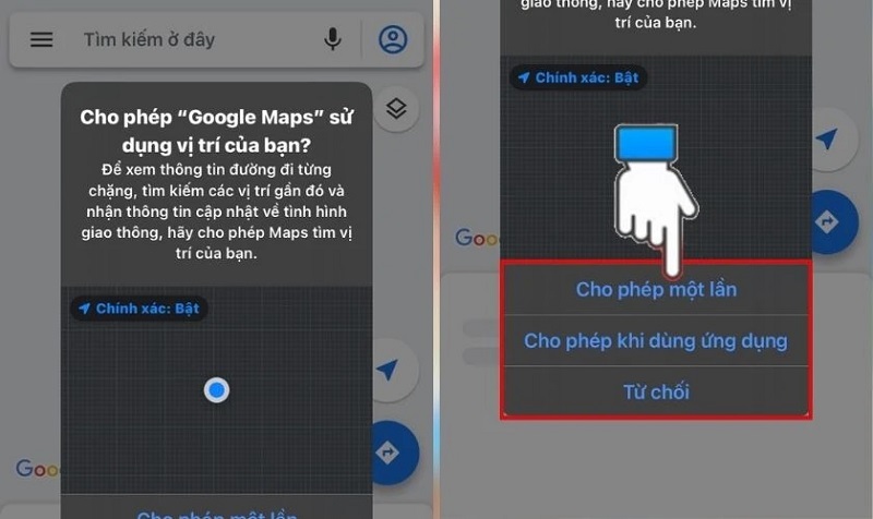 cách cài định vị giữa 2 điện thoại OPPO và iPhone