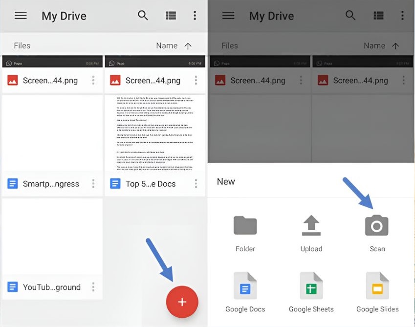 Cách scan ảnh bằng điện thoại iphone bằng Google Drive