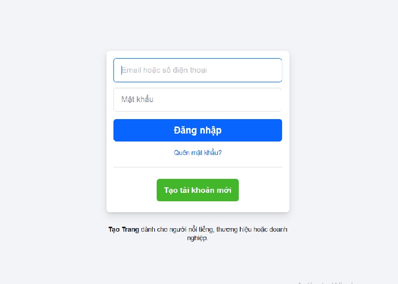 Hướng dẫn cách lấy lại mật khẩu trên Facebook
