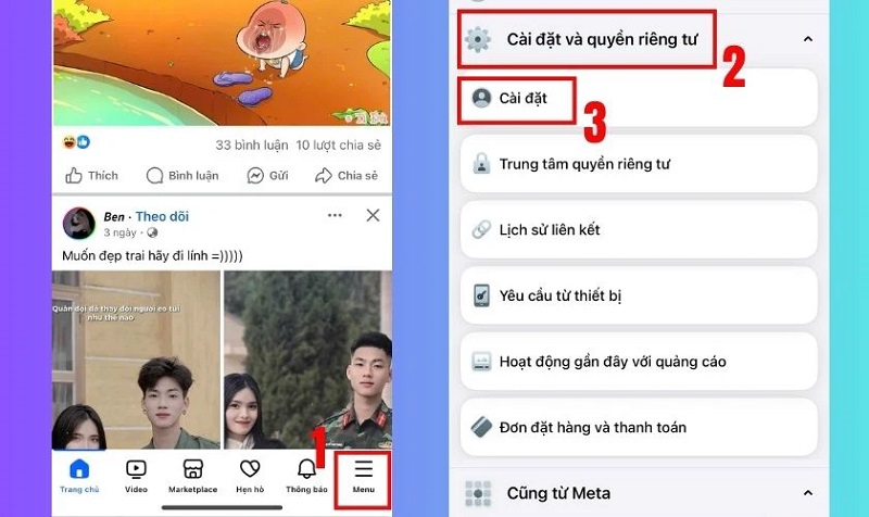 Hướng dẫn cách xóa tài khoản facebook trên điện thoại